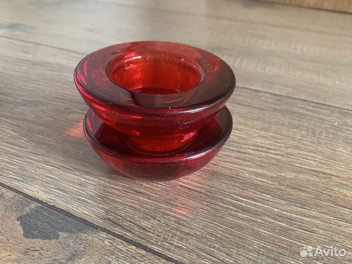 Подсвечник IKEA стекло