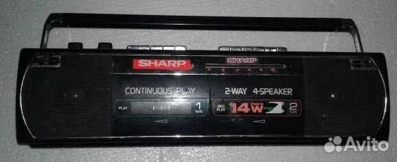 Магнитофон sharp WQ- T354 X-Bass