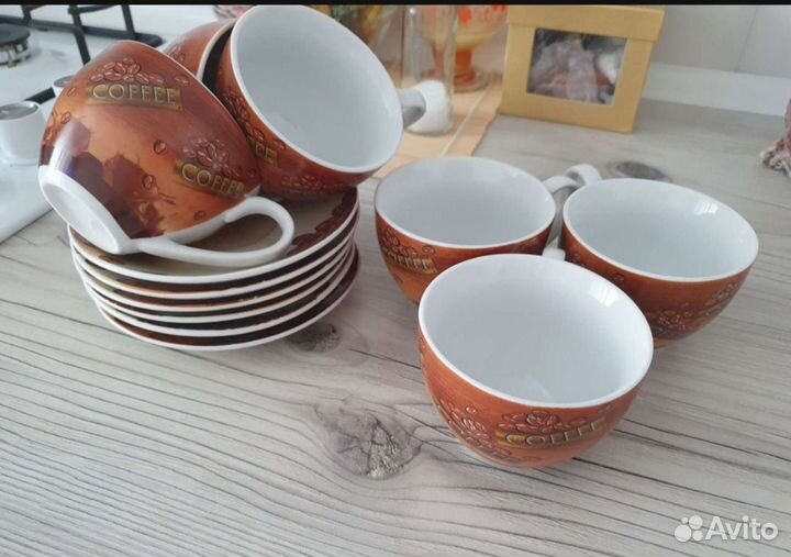 Сервиз чайный кофейный новый 3 набора чайник