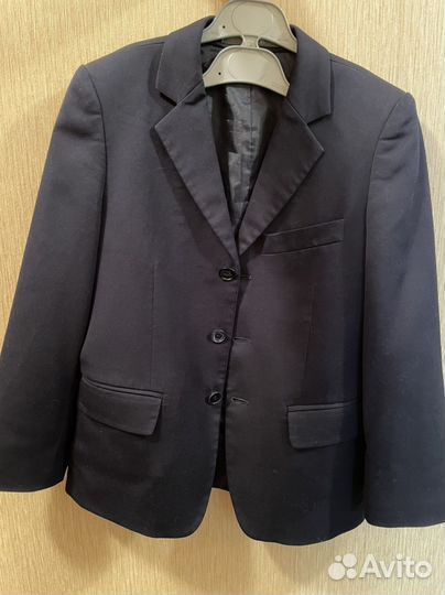 Пиджак школьный рост 134 пеплос