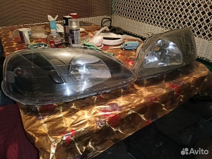 Фары Honda Civic EK рестайлинг