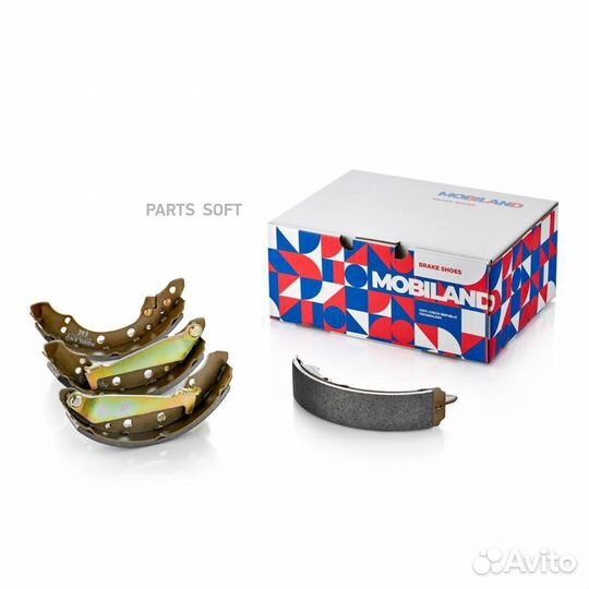 Mobiland 431203010 Колодки тормозные барабанные (4