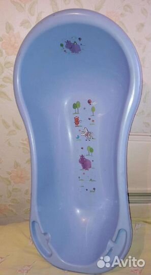 Ванночка для купания с горкой