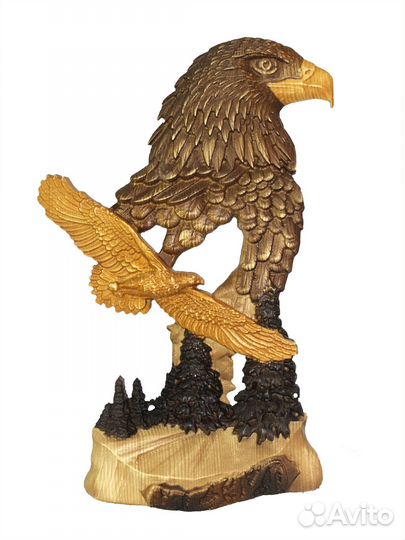 Резное панно из дерева 