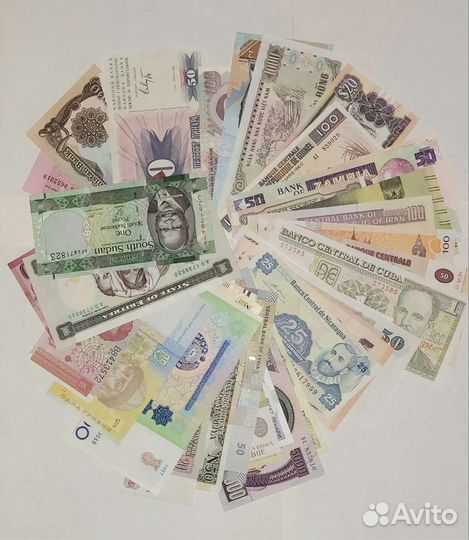 Банкноты 50 стран мира