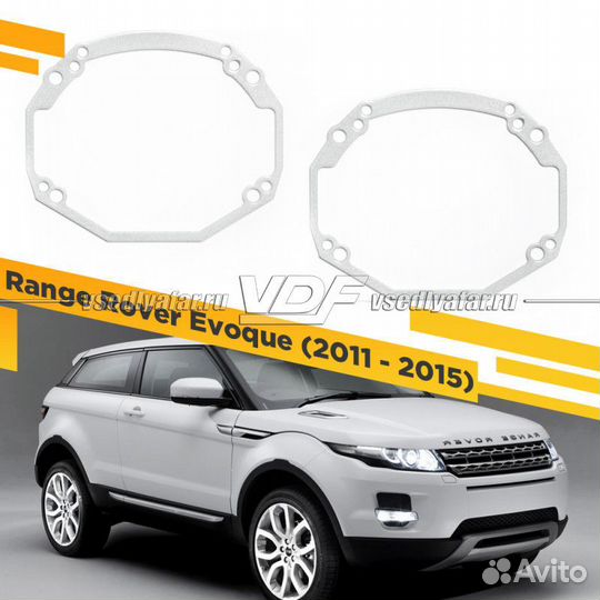 Переходные рамки для замены линз в фарах Range Rov