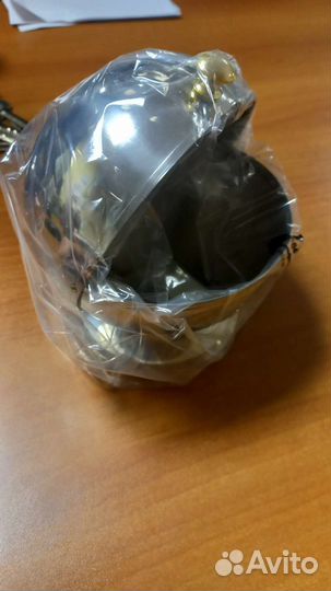 Сахарница металлическая с крышкой