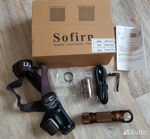 Налобный фонарик sofirn sp40