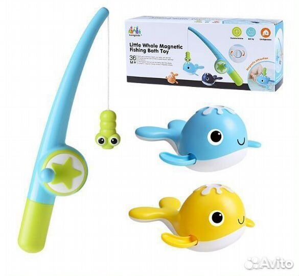 Игрушка для ванной детская рыбалка 210