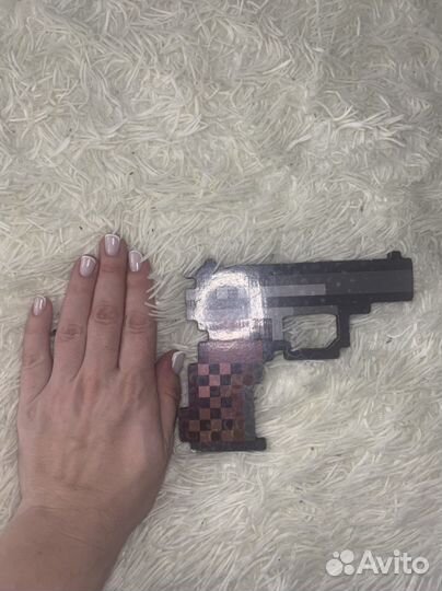Пистолет из майнкрафт