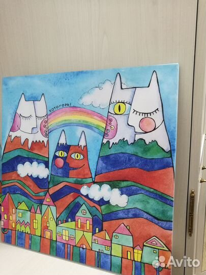 Картина модульная (постер интерьерный) 4 шт