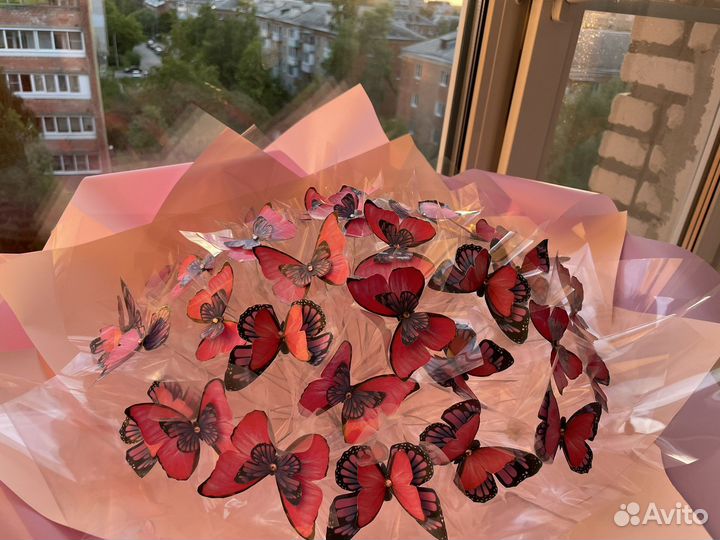 Букеты из бабочек на заказ