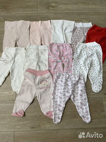Вещи пакетом на девочку до 3 месяцев