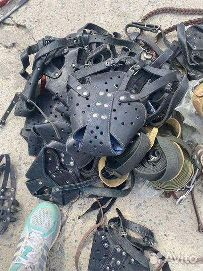 Ошейники, поводки, намордники, шлейки, цепи