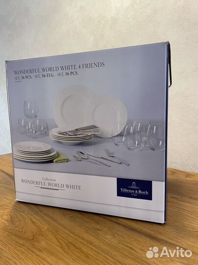 Набор посуды Villeroy&Bosh Wonderful World White