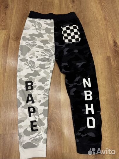 Штаны bape x neighborhood