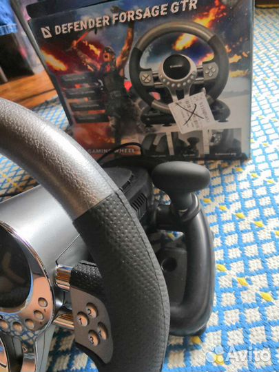 Игровой руль defender forsage gtr