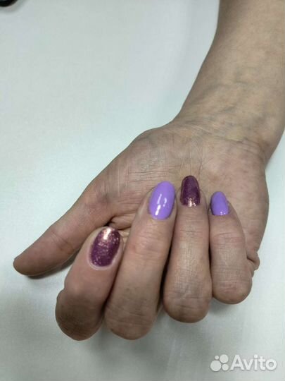 Маникюр снятие/покрытия 350