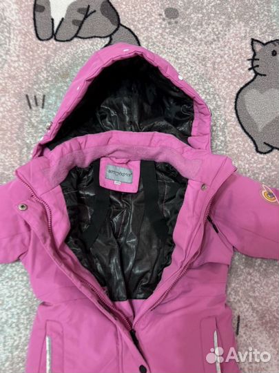 Зимний комбинезон для девочки 122