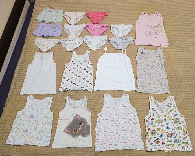 Детская одежда для девочек 110 116 пакетом