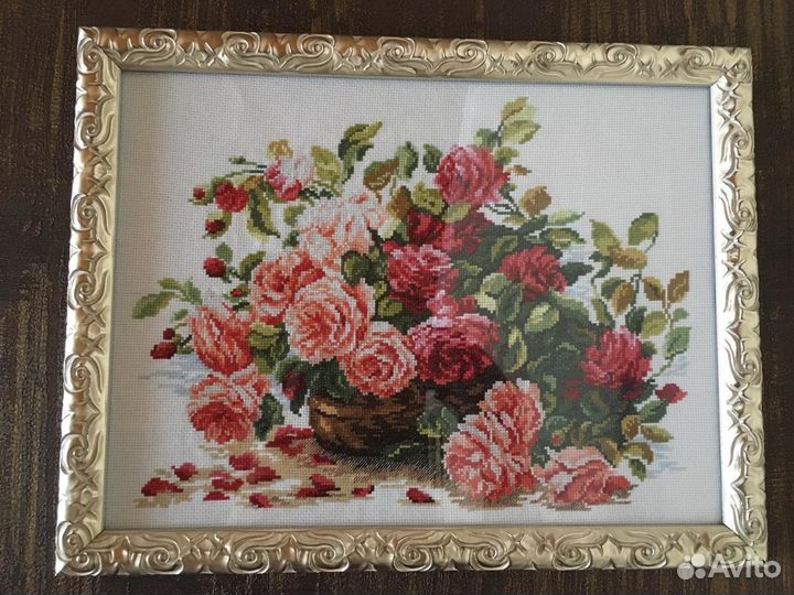 Картина вышитая крестиком
