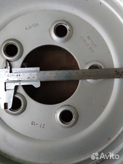 Колеса heidenauer 4j13н с дисками mefro 43057 102