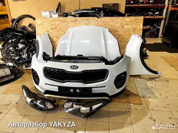 Морда в сборе Kia Sportage 4 2015- дорест ноускат