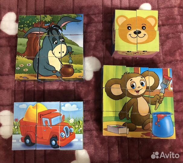 Детские игрушки кубики