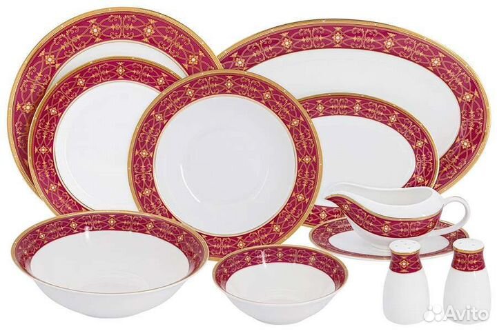 Столовые и чайные сервизы на 6 и 12 персон