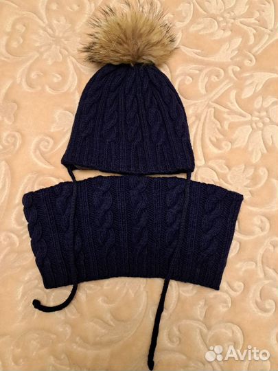 Детский набор шапка и снуд