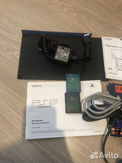 Карта памяти ps2+стойка для ps2