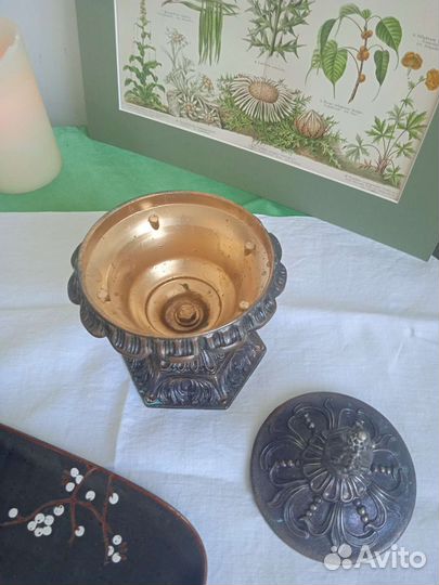 Керамика для чая.Шкатулка металл