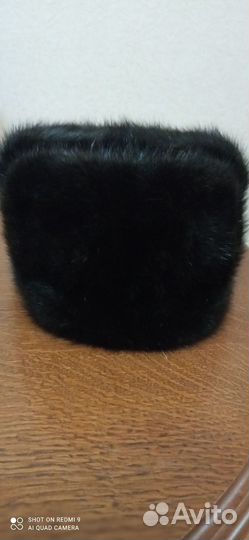 Норковая шапка мужская новая