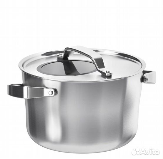 Кастрюля из нержавеющей стали Икеа, новая