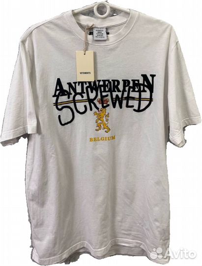 Vetements antwerpen screwed tshirt