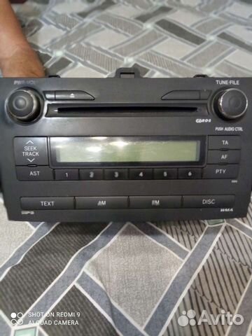 Штатная магнитола на toyota corolla 150