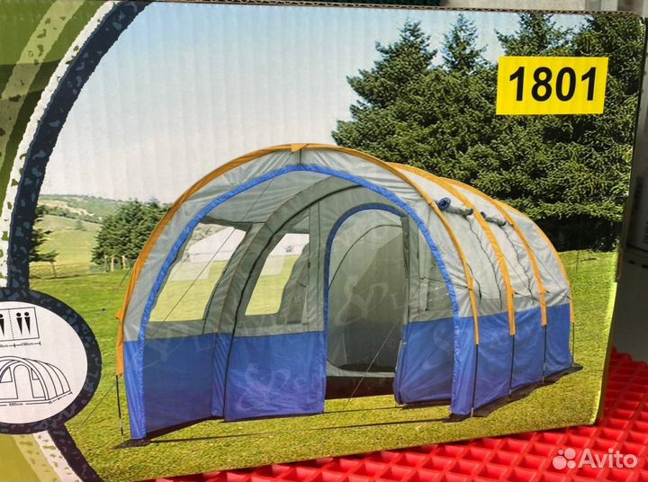 Палатка ангар 4-х местная с тамбуром
