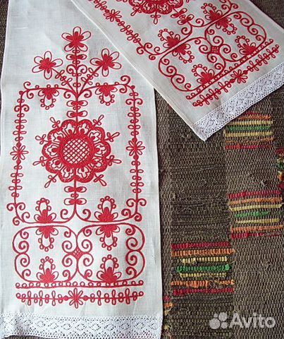 Рушник для каравая с русской вышивкой арт. 1808