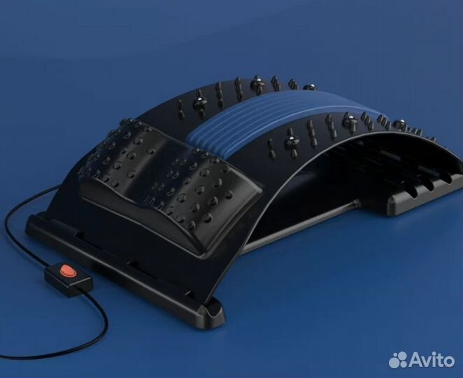 Тренажер для спины шеи поясницы Мостик эл массажем