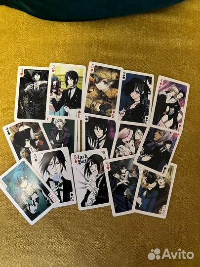 Игральные карты по аниме Темный дворецкий