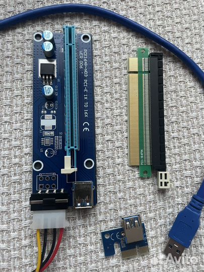 Переходник и удлинитель pci-e