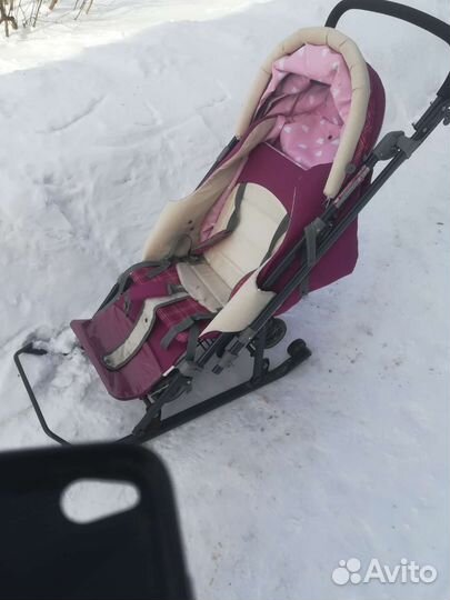 Коляска санки