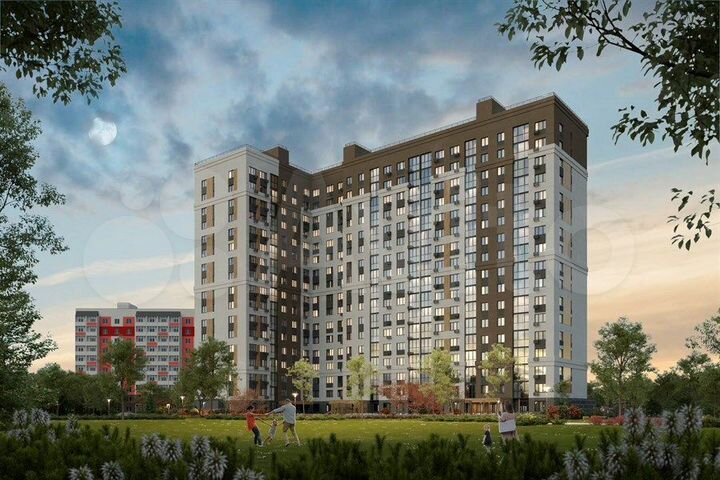 1-к. квартира, 45,3 м², 12/17 эт.