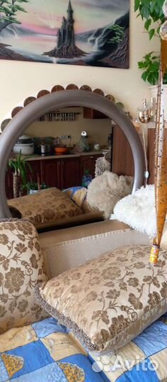 Зеркало d140см