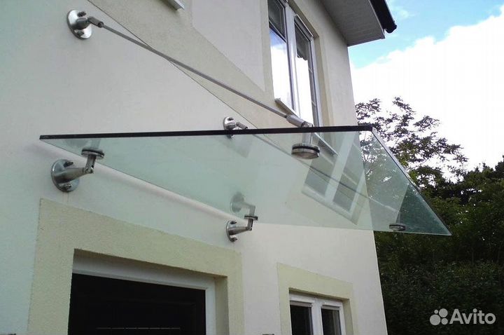 Стеклянные навесы