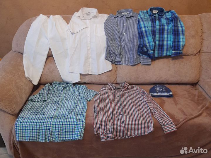 Рубашки, шапка, брюки