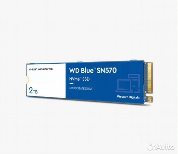 SSD накопитель WD blue SN570 2Tb - новый