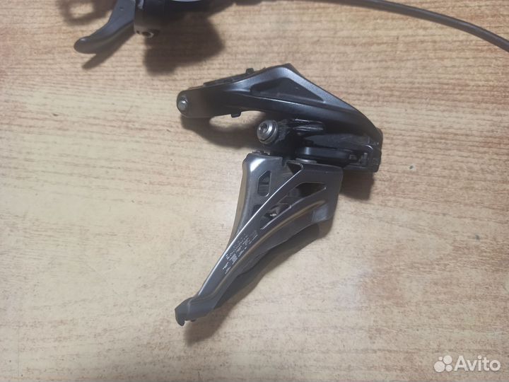 Передний переключатель shimano deore и монетка