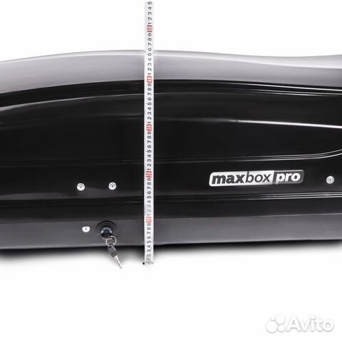 Автобокс MaxBox PRO 460 (средний) чёрный глянец