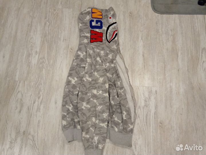 Зип худи bape shark